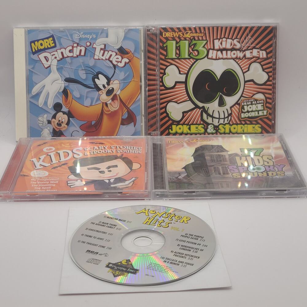 Walt Disney Records Presents "More Dancin' Tunes" (CD,  2002, Disney) 5 kids